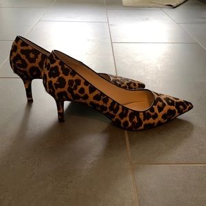 Franco Sarto calf hair heels